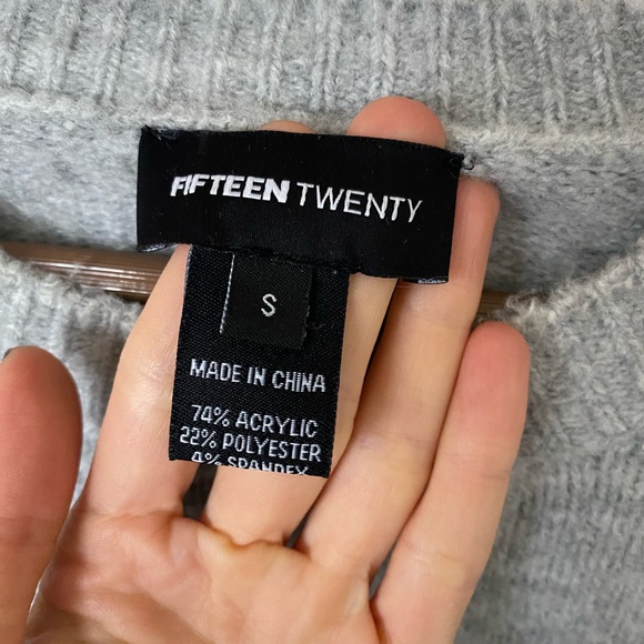 Cozy gray sweater. Size small. EUC. - Picture 3 of 3